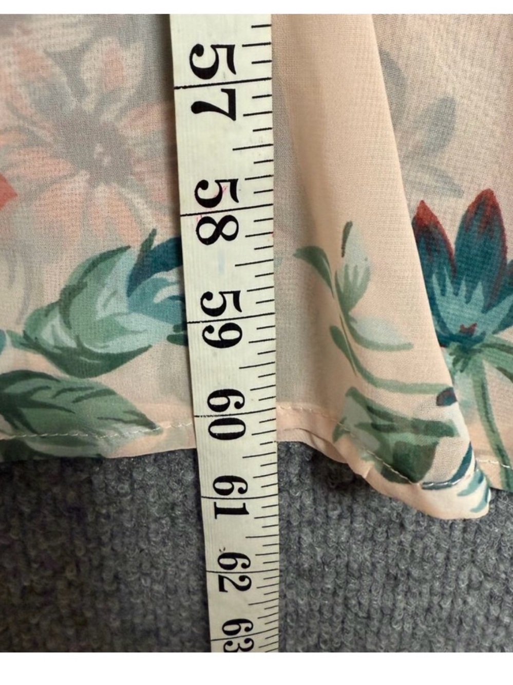 Lulu's Floral Maxi Dress - Pink and Green - Picture 15 of 15